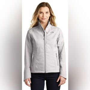 North Face Women's Apex Barrier Soft Shell Jacket in light grey